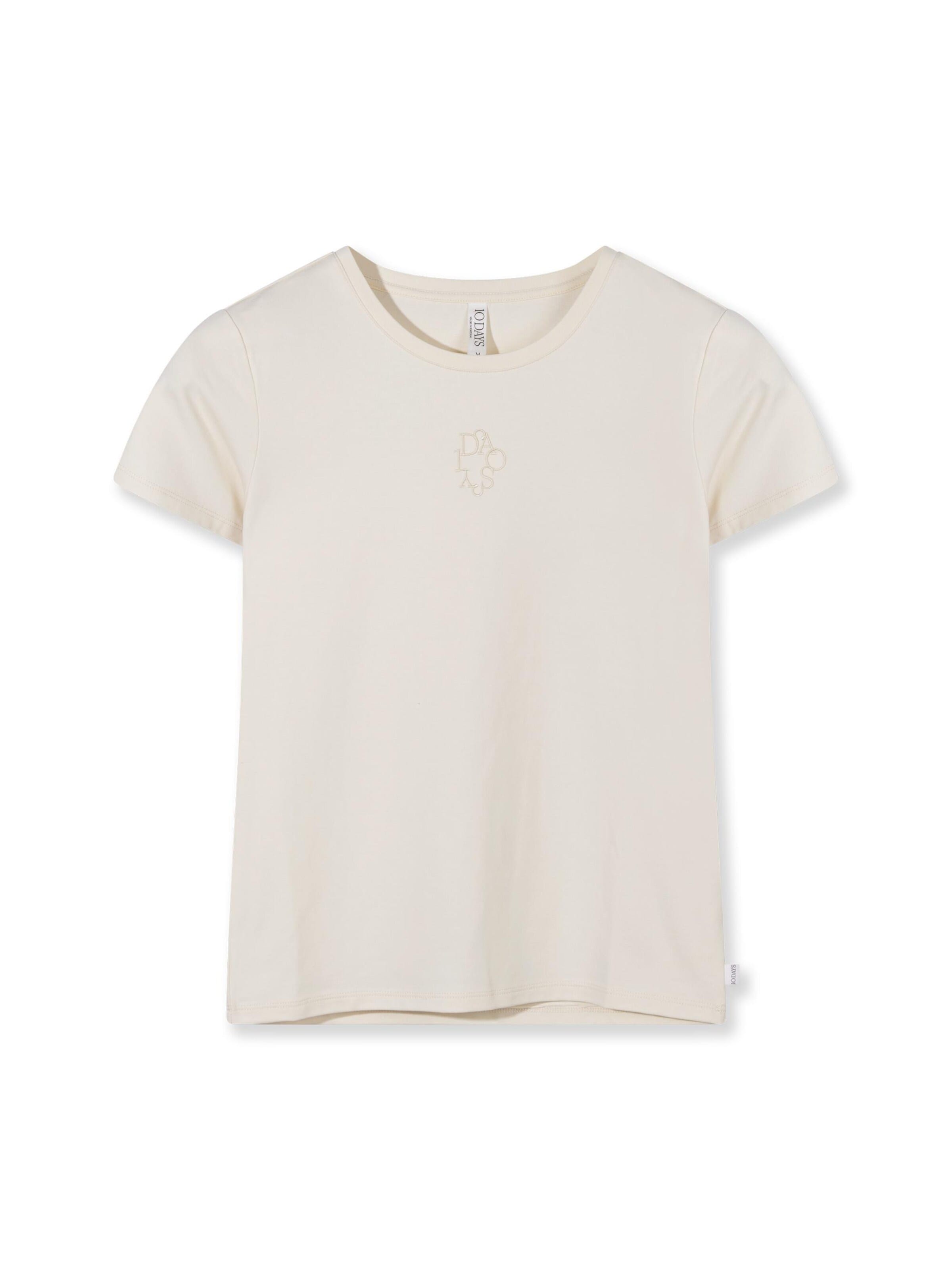 10Days Shirt in XXL in de kleur Crème, Productweergave