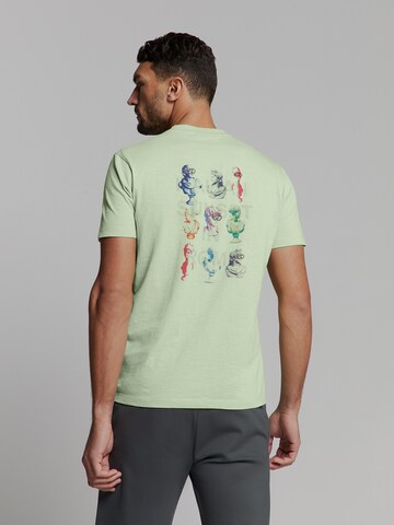 T-Shirt No Excess en vert : devant