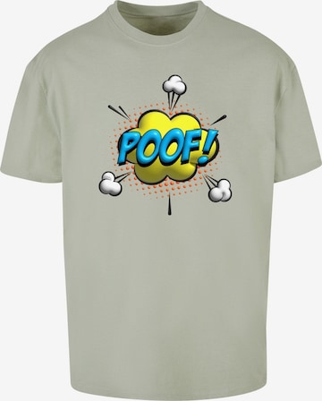 T-Shirt 'Poof Comic' Merchcode en vert : devant