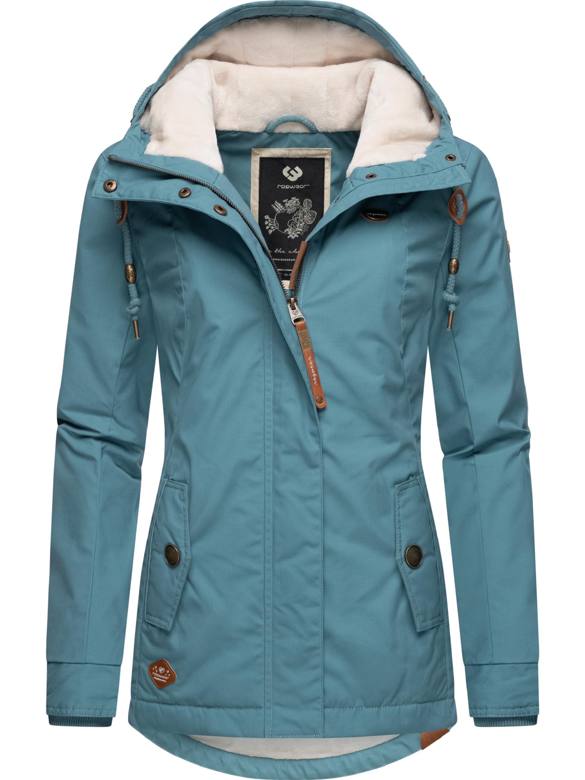 Veste d’hiver &#x27;Monade&#x27; Ragwear en bleu : devant