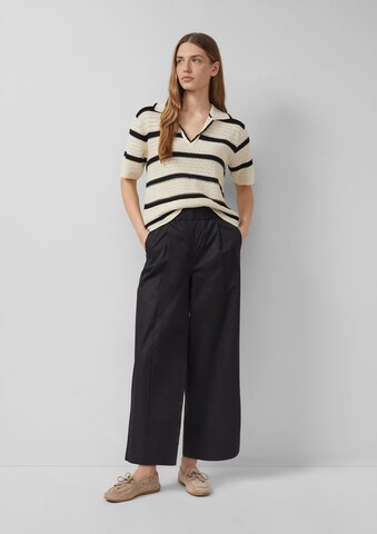 Wide Leg Pantalon s.Oliver en noir