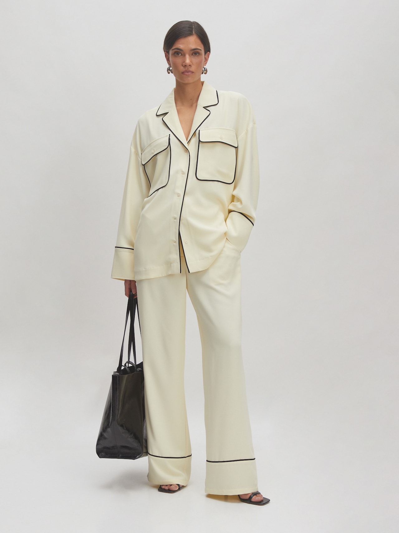 EDITED Broek 'Melisa' Crème