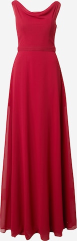 STAR NIGHT Βραδινό φόρεμα σε κόκκινο: μπροστά