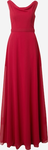 Robe de soirée STAR NIGHT en rouge : devant