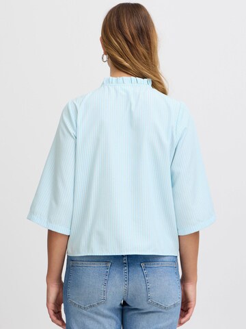 ICHI - Blusa 'Neddie' en azul