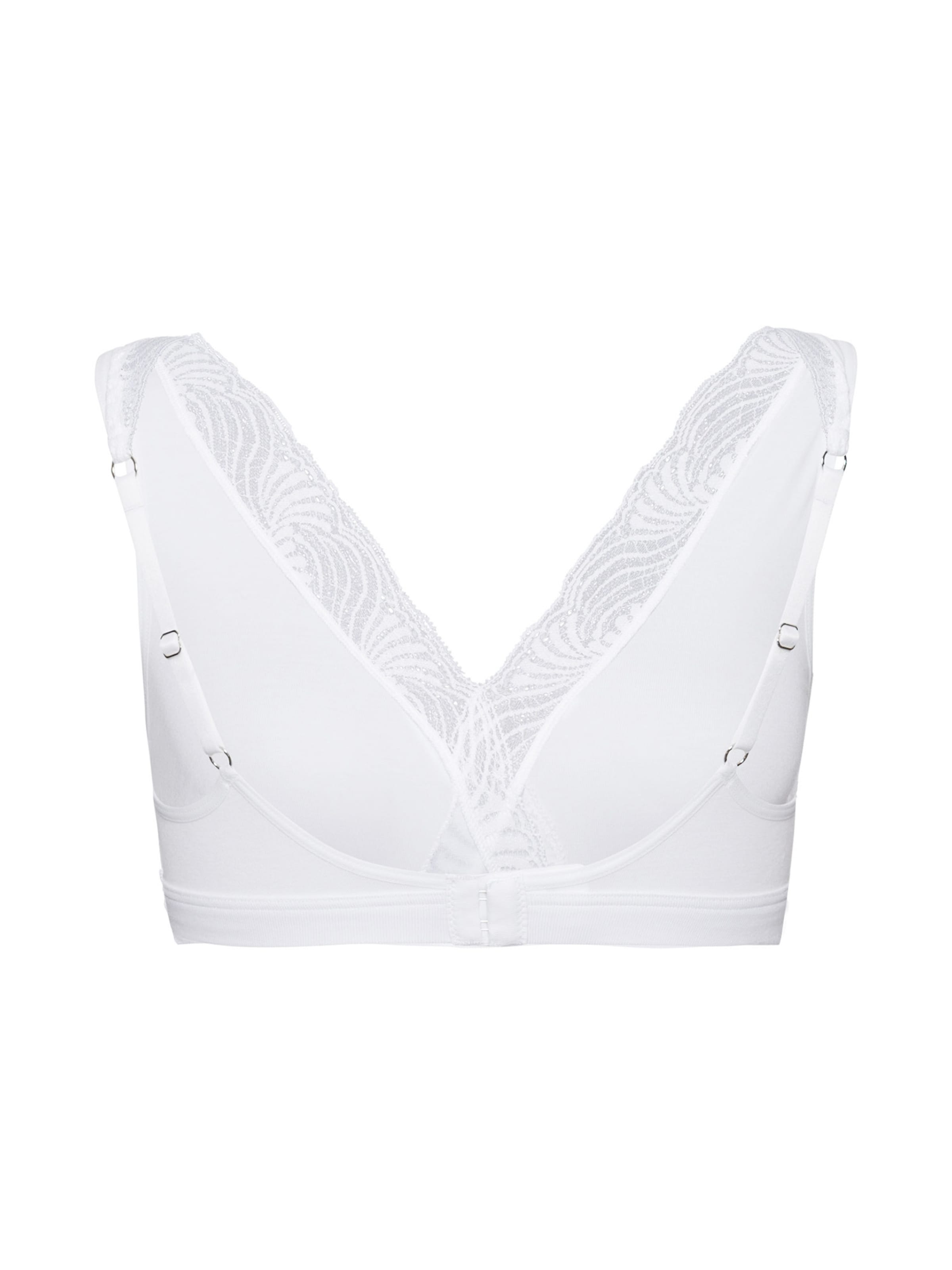 Hanro Triangle Bra in White
