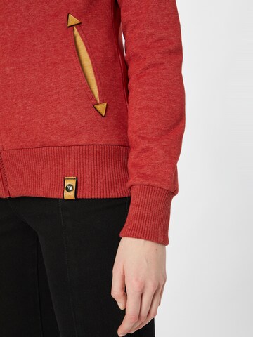 Fli Papigu Sweatjacke 'The baddest Thing' in Rot