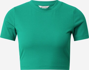 Monki Koszulka w kolorze zielony: przód