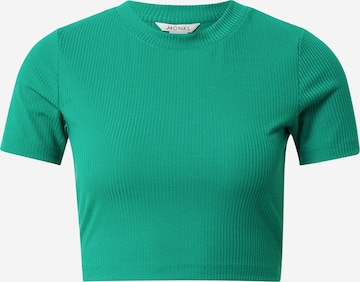 Monki T-shirt i grön: framsida