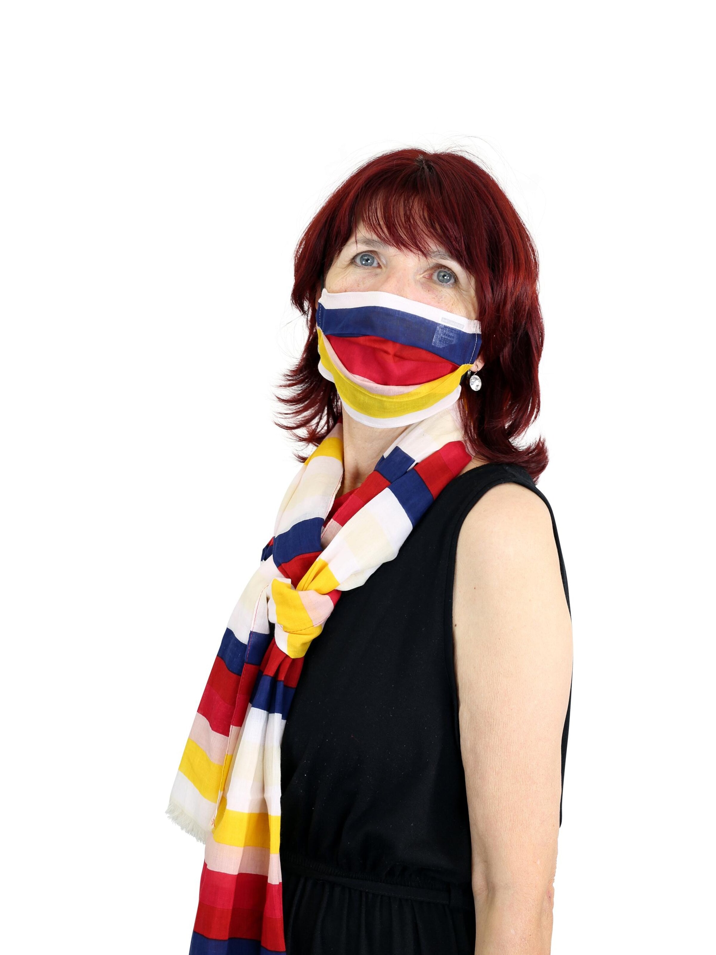 COLLEZIONE ALESSANDRO Schal 'Rainbow'‌‌‌‌‌‌‌ in Mischfarben: Vorderseite