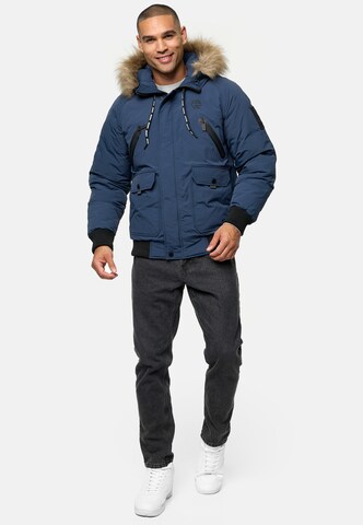 INDICODE JEANS Winter jacket ' Zakai ' in Blue