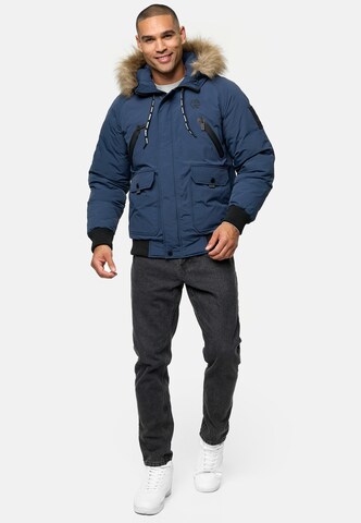 Veste d’hiver ' Zakai ' INDICODE JEANS en bleu