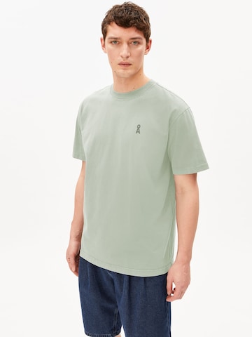 ARMEDANGELS T-Shirt ICONIC Å MAARKOS in Blau: Vorderseite