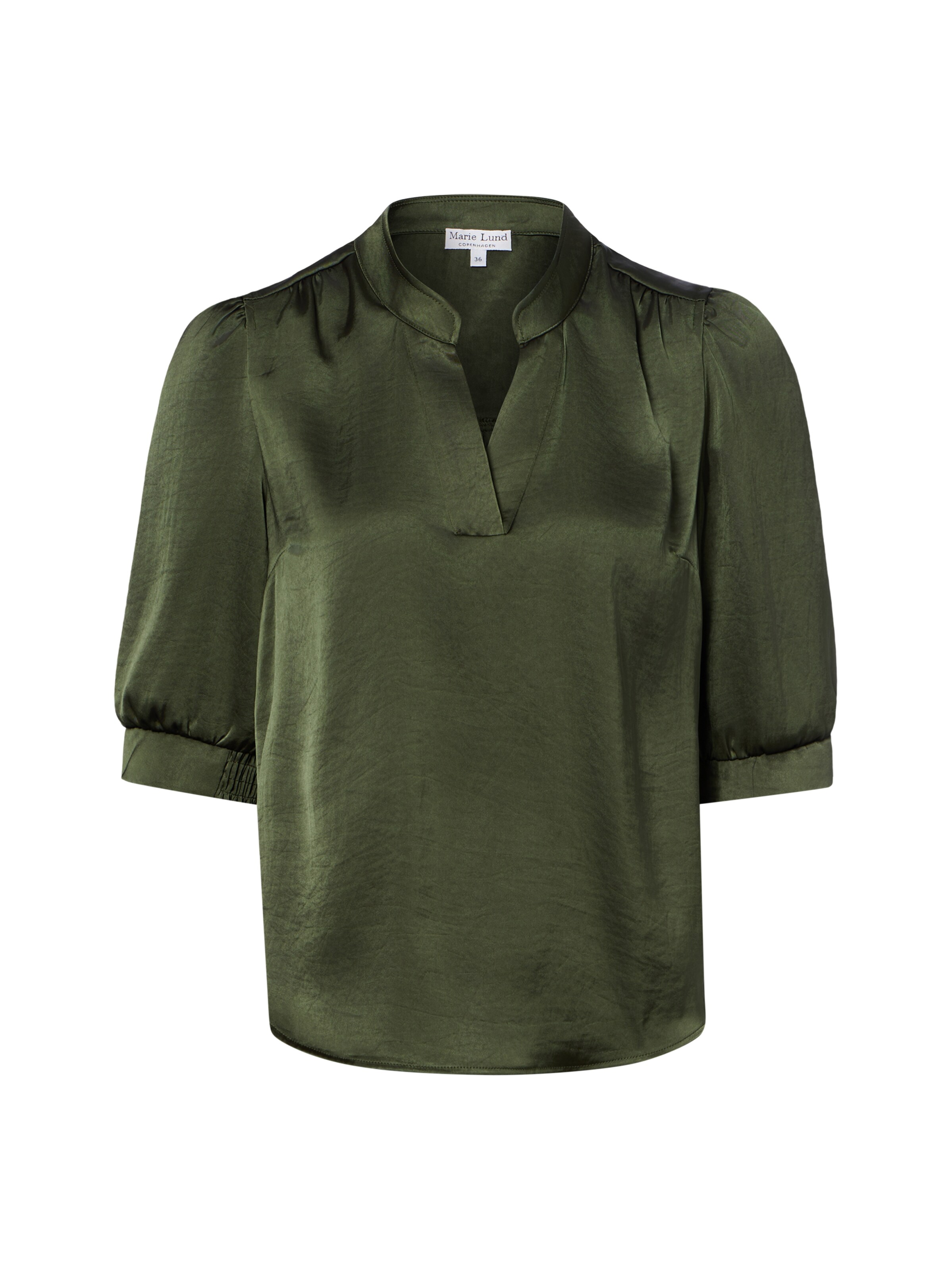 Marie Lund Blouse in Green: front