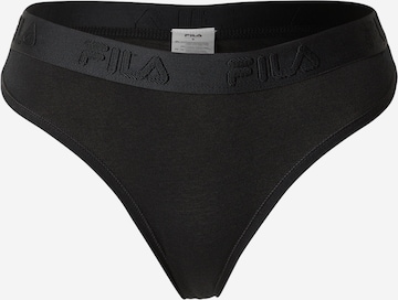 FILATanga gaćice - crna boja: prednji dio