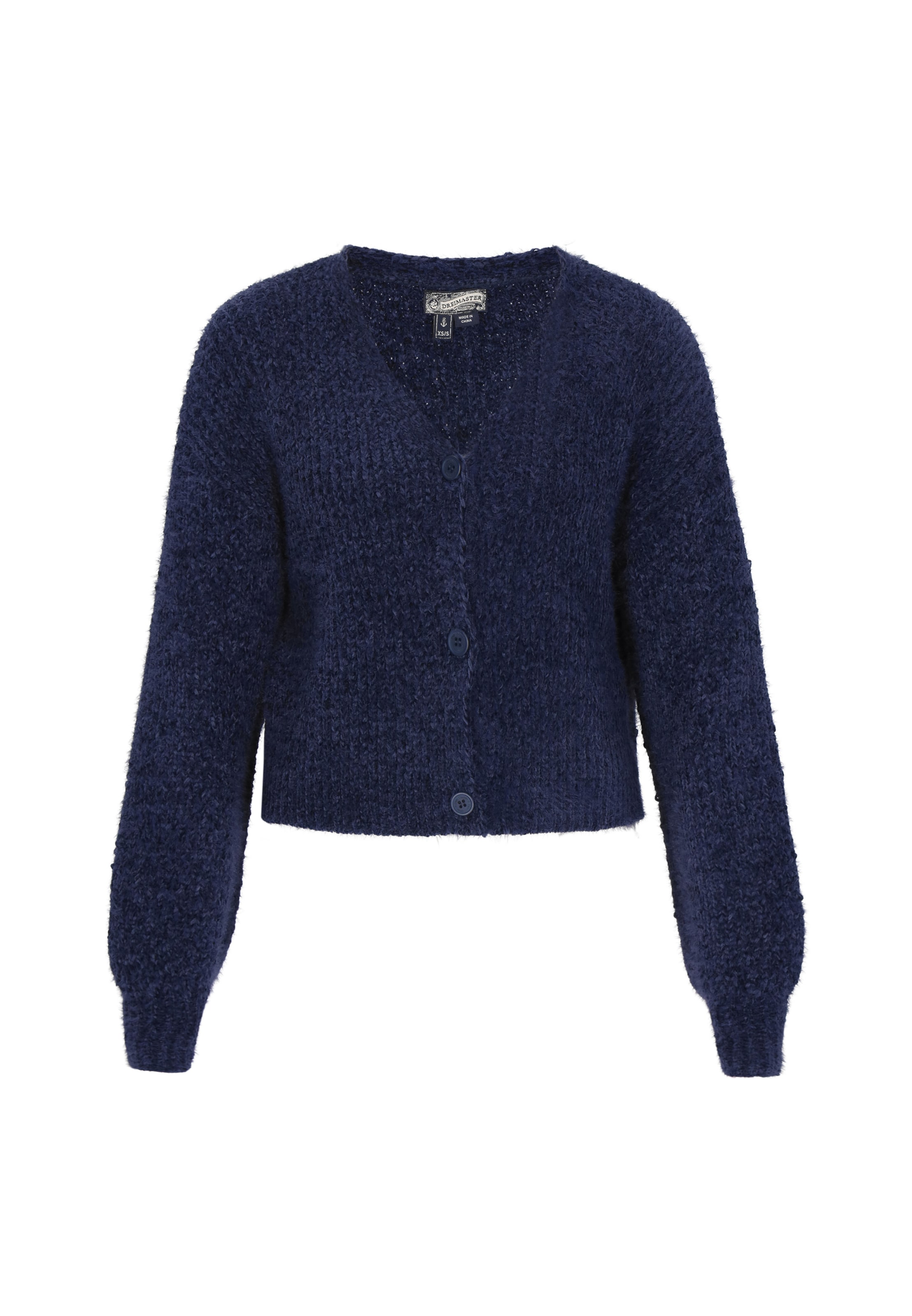 tengerészkék DreiMaster Vintage Kardigán, Termék nézet