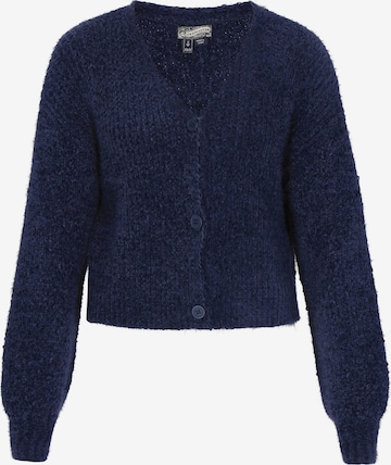 Cardigan DreiMaster Vintage en bleu : devant