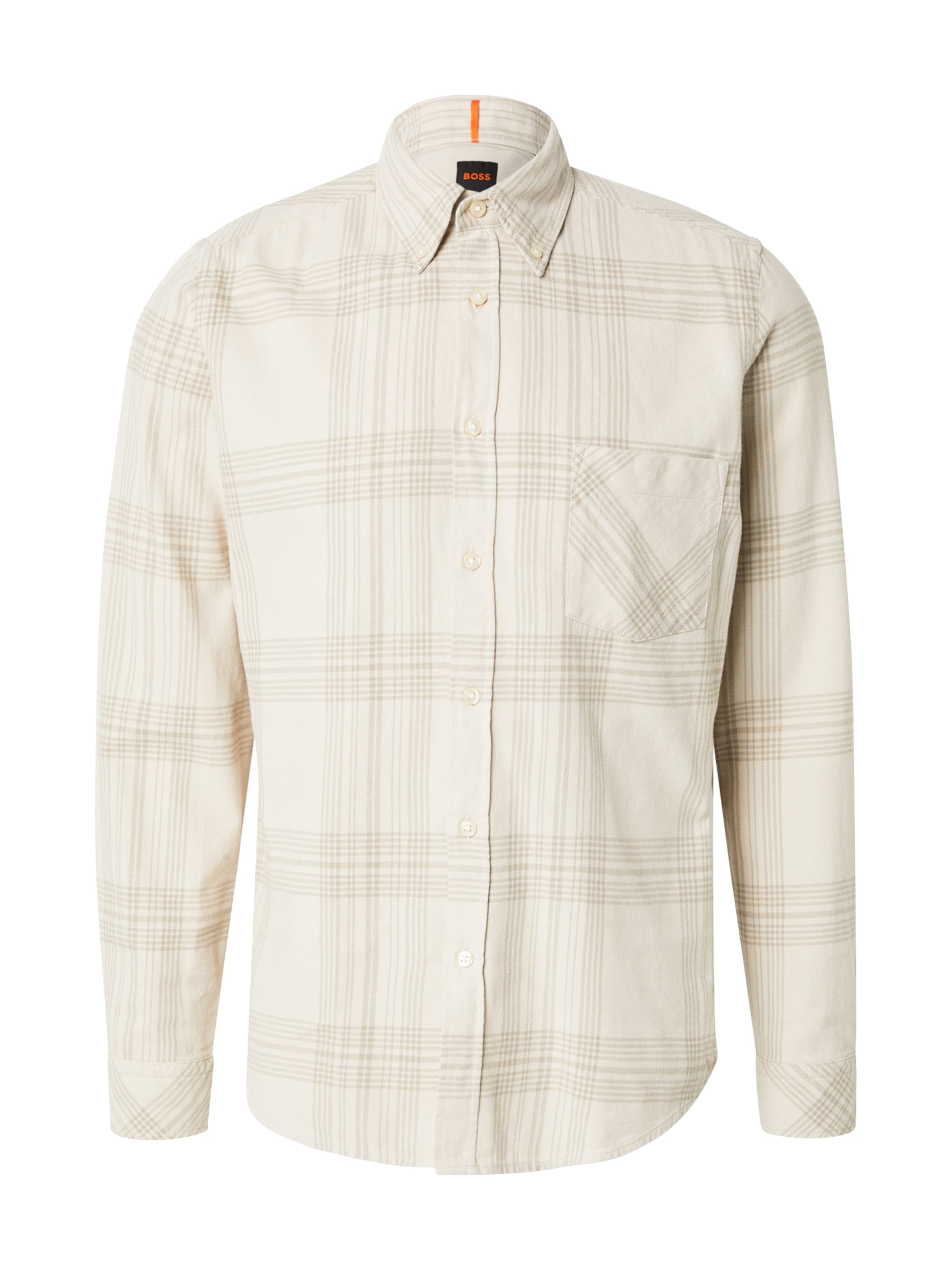 BOSS Regular Fit Skjorte 'Rickert_M' i beige: forside