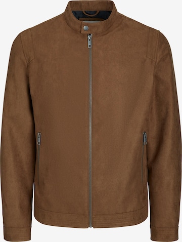 Veste mi-saison 'Rocky' JACK & JONES en marron : devant