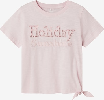 rožinė NAME IT Marškinėliai 'NKFJanse': priekis