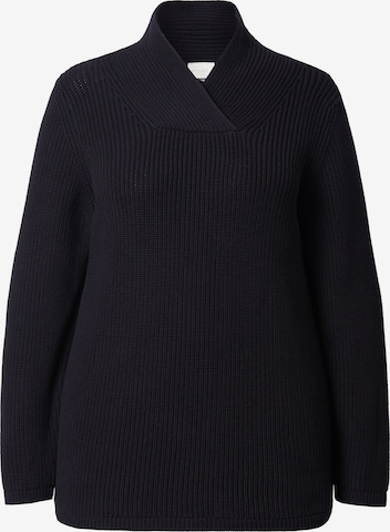 Ulla Popken Trui in Zwart: voorkant