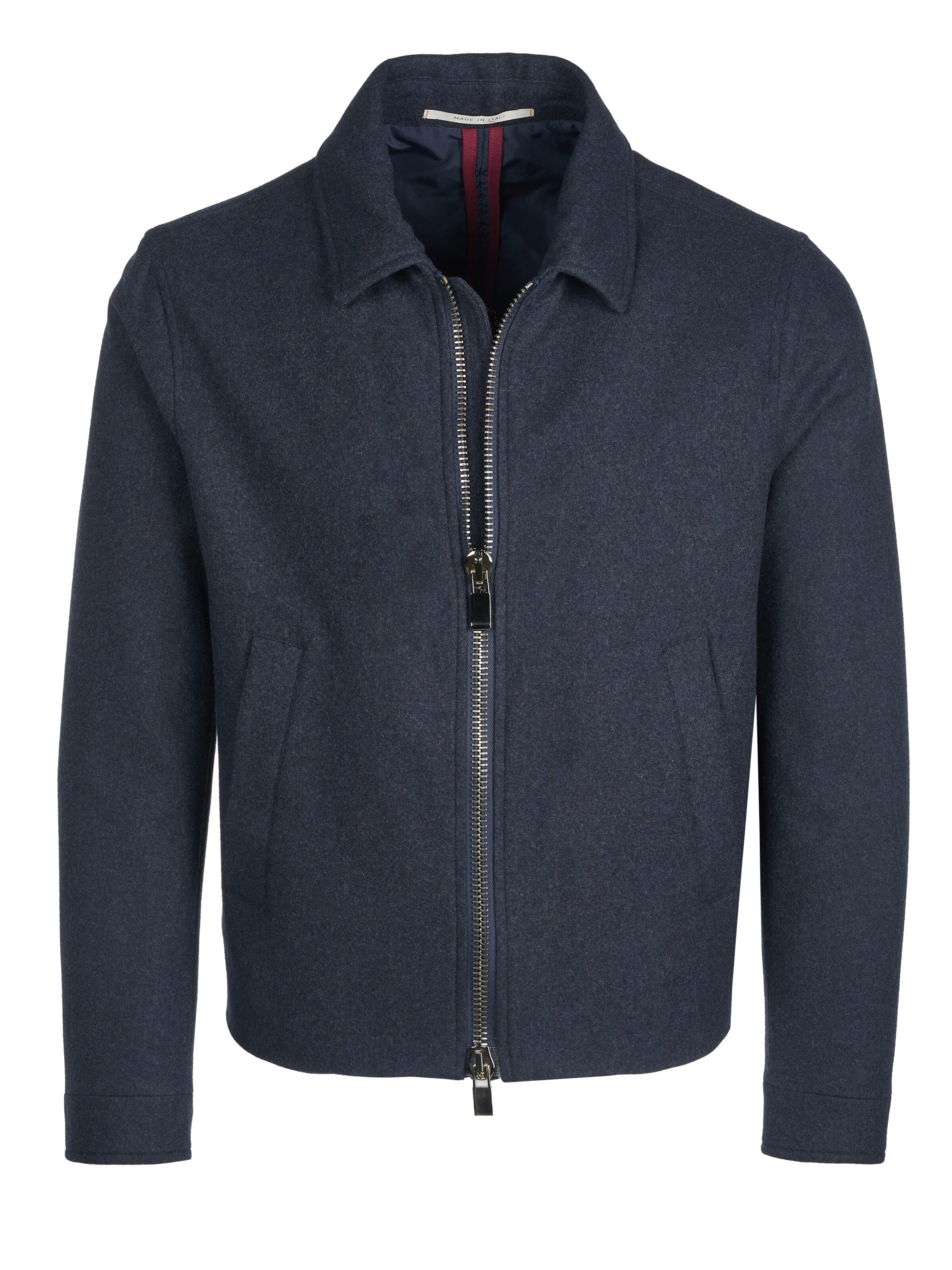 Veste mi-saison PAL ZILERI en bleu : devant