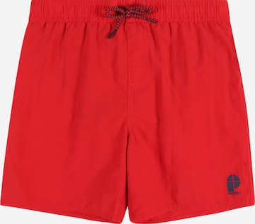 Shorts de bain 'CULTURE' PROTEST en rouge : devant