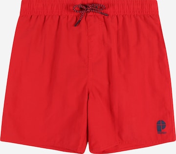 PROTEST Board Shorts 'CULTURE' in Red: front