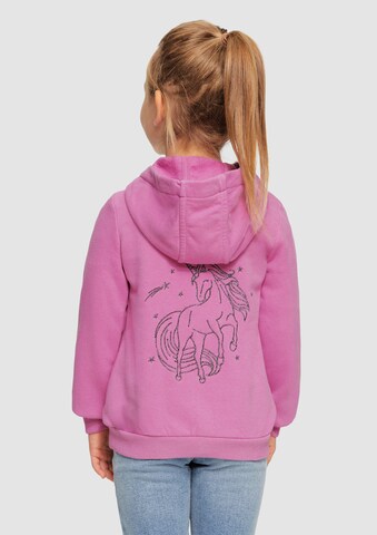 Sweat-shirt s.Oliver en rose : devant