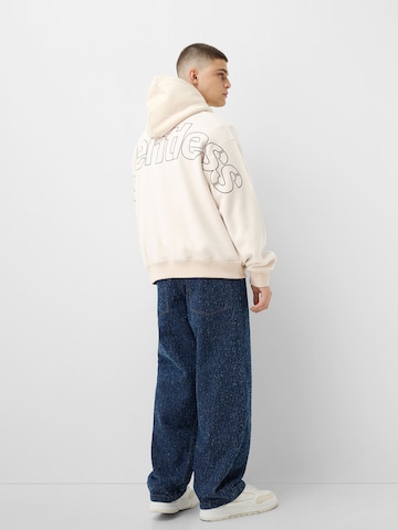 Bershka Sweatshirt in Beige