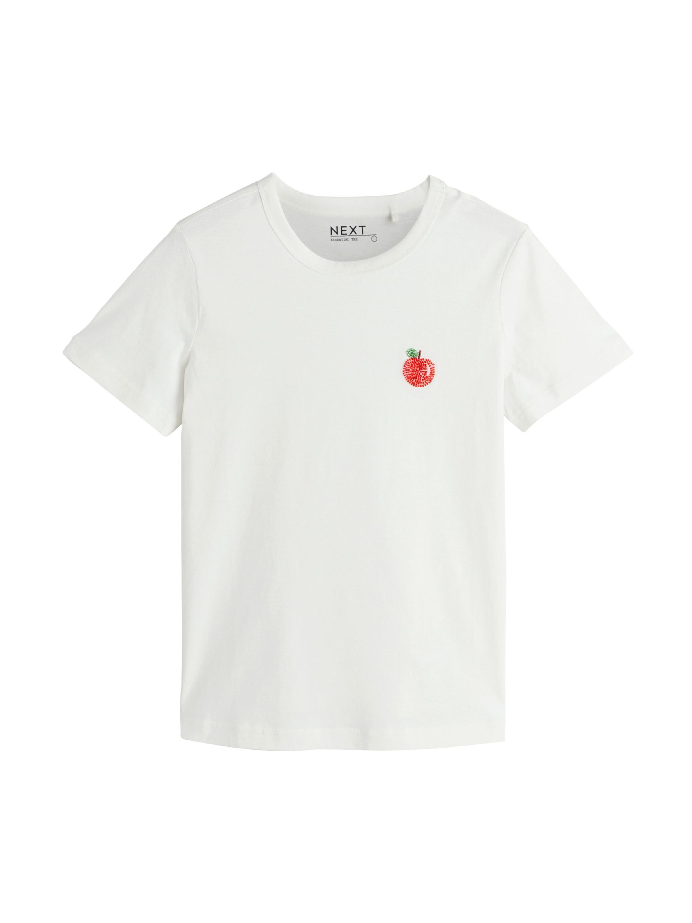 balts Next T-Krekls 'Essential': no priekšpuses