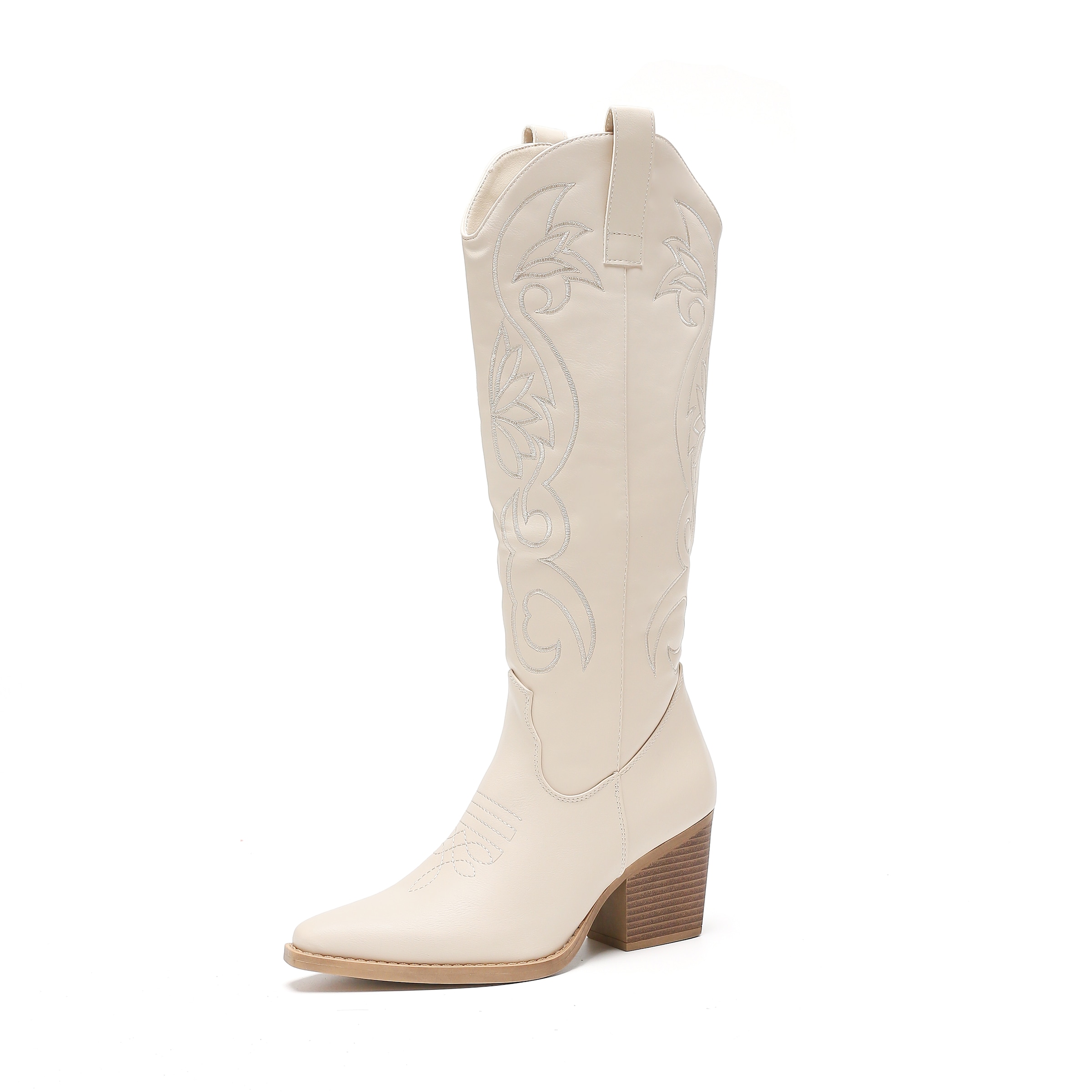 Bottes de cowboy Salinyang en vert : devant