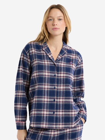ETAM - Camiseta para dormir 'Wafa' en azul: frente