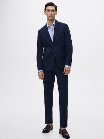 MANGO MAN Slim fit Ing 'Begur' - kék