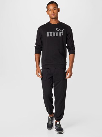 PUMA - Sweatshirt de desporto 'Ess Elevated' em preto