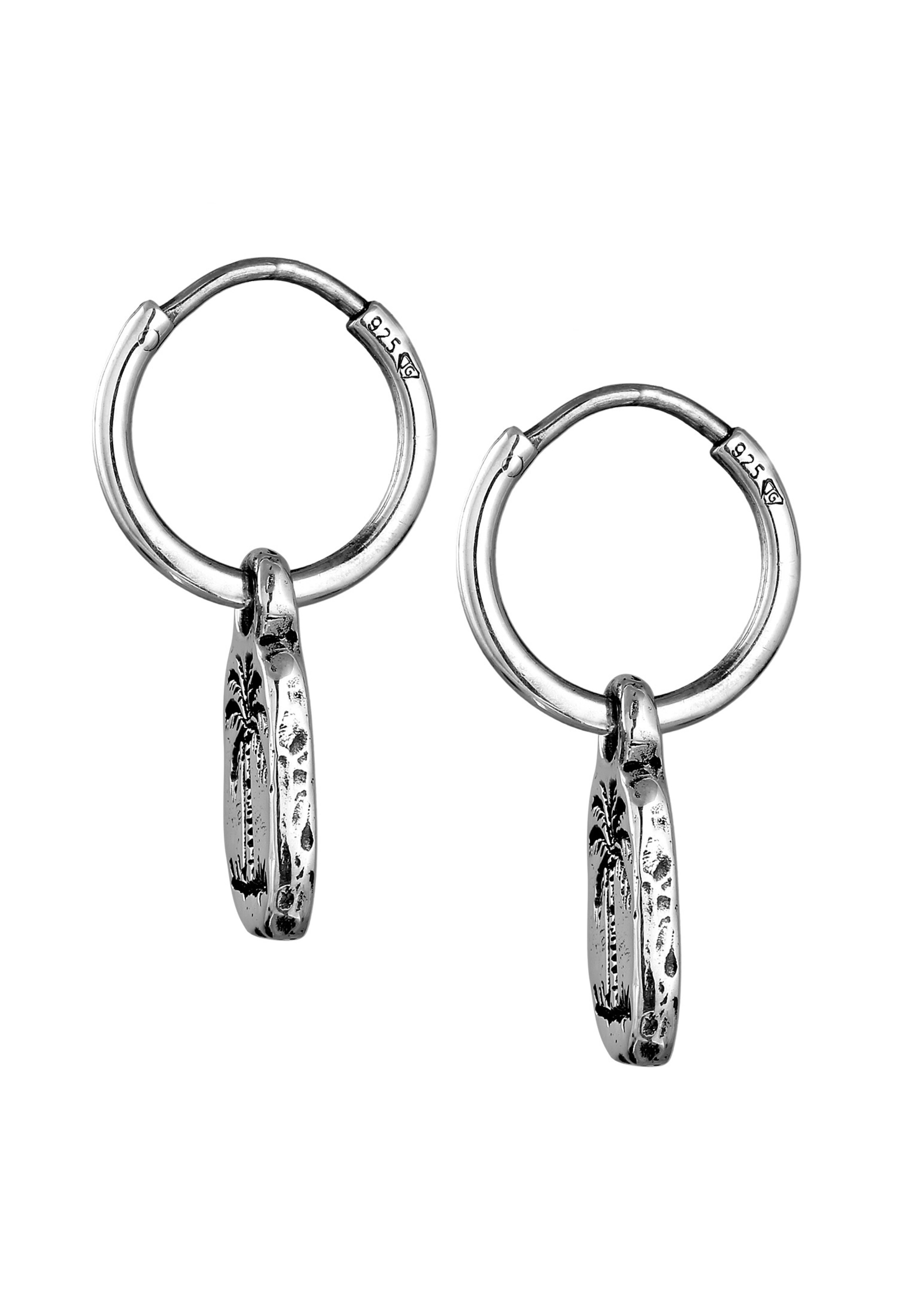 Haze&Glory Ohrringe 'Palme' in Silber