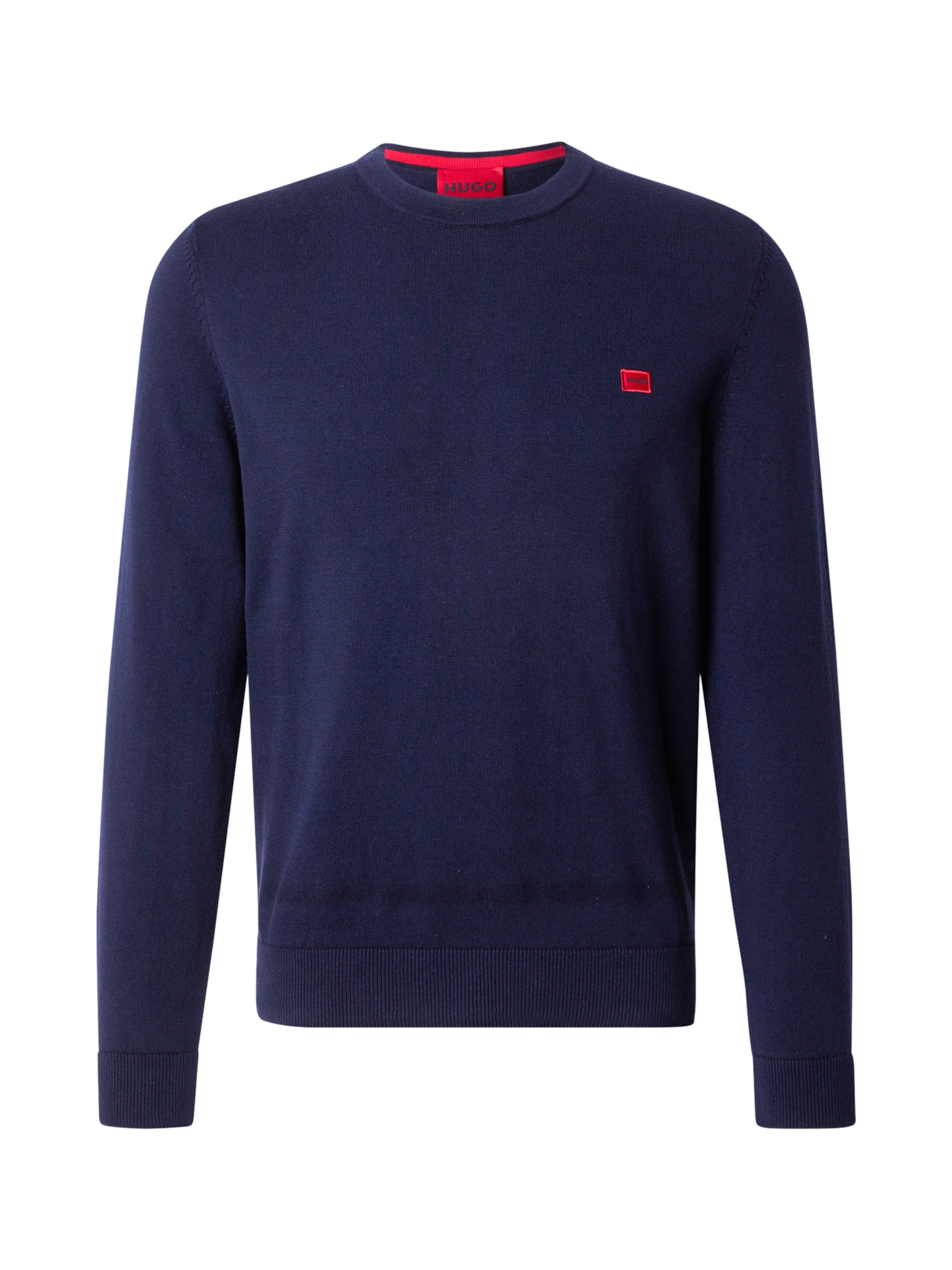 HUGO Trui &#x27;San Cassius-C1&#x27; in Blauw: voorkant