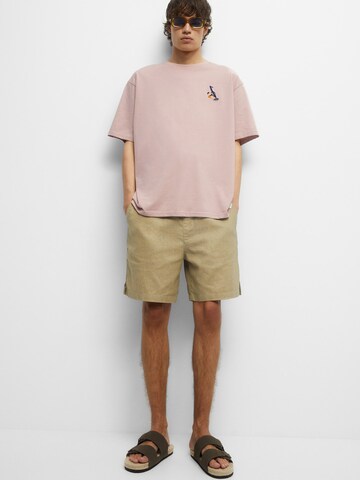 T-Shirt Pull&Bear en rose