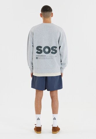 SOS Sweatshirt 'Bovec' in Grijs