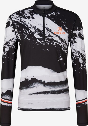 Bogner Fire + Ice Funktionsshirt 'Pavo' in orange / schwarz / weiß, Produktansicht