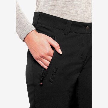 Maier Sports Slim fit Outdoor Pants 'Helga' in Black