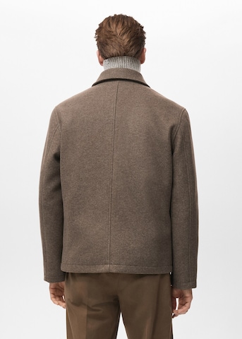 MANGO MAN Between-Season Jacket 'Jamie' in Brown