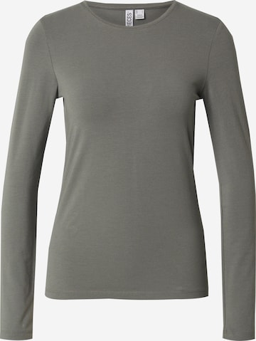 PIECES Shirt 'PCSIRENE' in Grau: Vorderseite