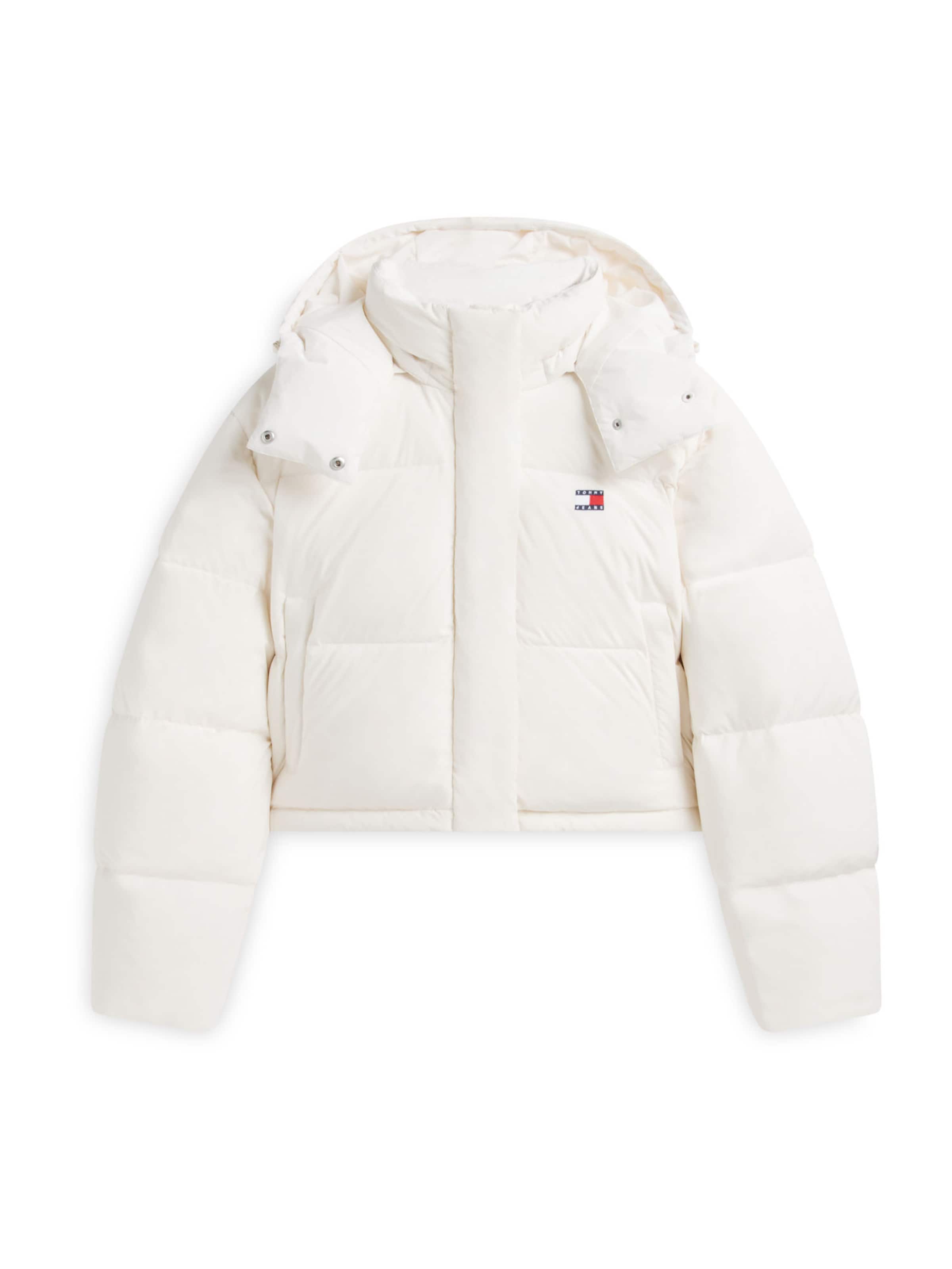 Geacă de iarnă 'ALASKA' de la Tommy Jeans pe alb: față