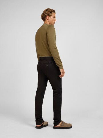 yazubi Slimfit Chinohose 'Kyle' in Schwarz