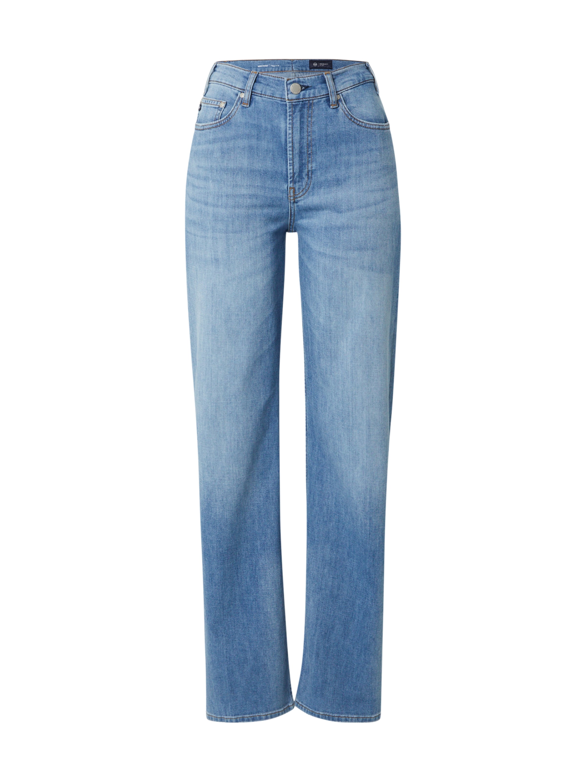 Wide leg Jeans di AG Jeans in blu: frontale
