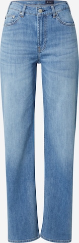 mėlyna AG Jeans Plačios klešnės Džinsai: priekis