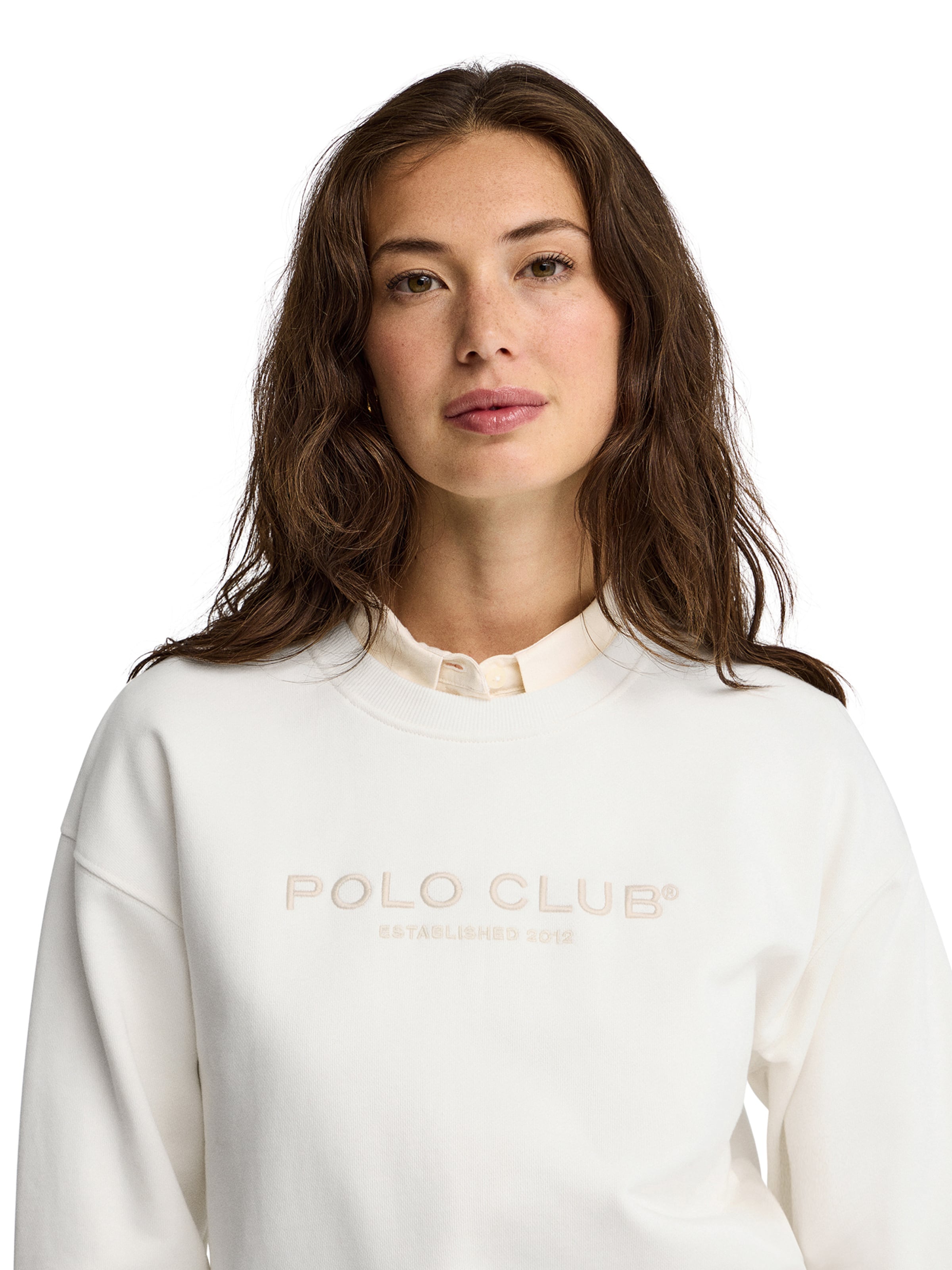 Polo Club Sweatshirt in Beige