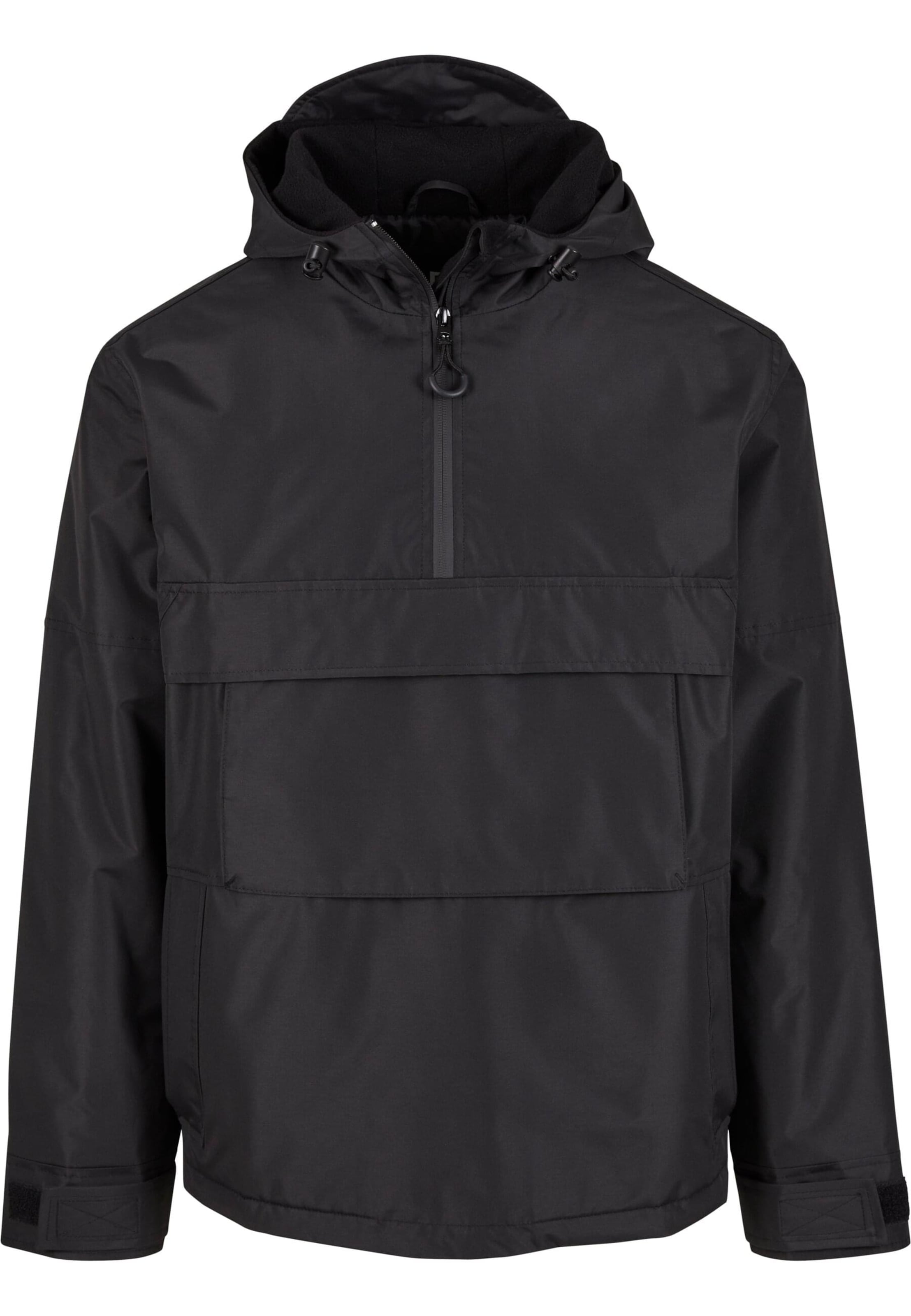 Brandit Between-season jacket in Black: front