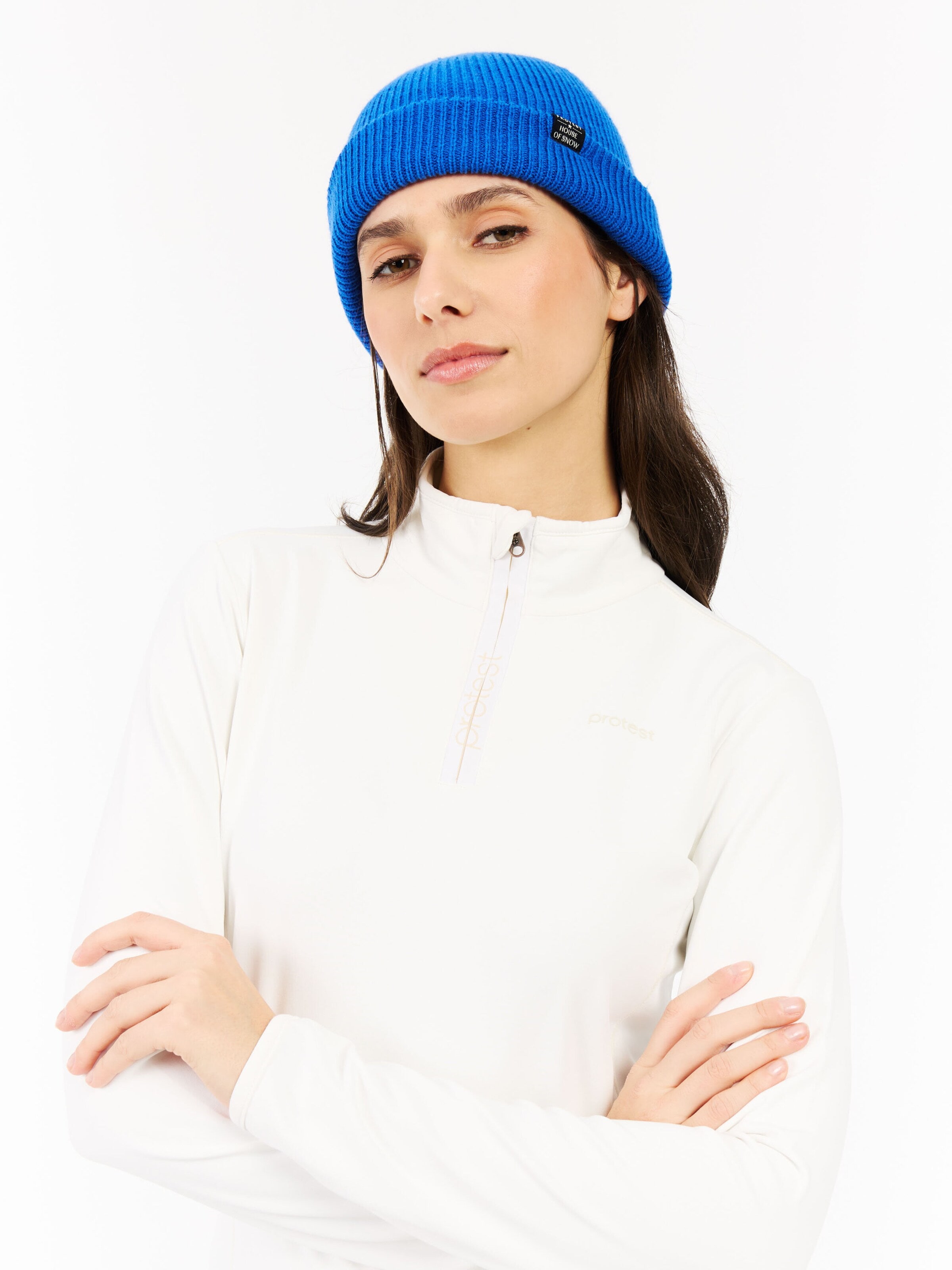 PROTEST Sportsweatshirt 'REFABRIZ'‌‌‌‌ in Beige